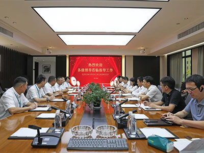 拼經濟 促發展！溫州灣新區黨工委副書記謝忠誠率隊赴集團開展調研督導活動